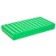 0093F Bio Plas 96-Well Reversible Microtube Rack, Fits 0.5, 1.5 and 2.0mL Tubes, Fluorescent Green