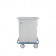 Blickman Industries 2293333000 Mini Case Cart 29 5/8"W x 40 1/2"H x 29"D, (1) Stainless Steel Wire Pullout Shelf, (1) Door (DROP SHIP ONLY)