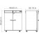 BINDER FP720UL-208V Series FP Classic.Line - Drying And Heating Chambers, With Forced Convection And Program Functions, 9010-0268 - Dimension View
