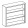 Blickman Industries 2020435000 Wall Cabinet 35"W x 30"H x 13"D, Open Face, (2) Stainless Steel Adjustable Shelves (DROP SHIP ONLY)