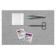 Suture Removal Tray, Includes: 4.5" Straight Iris Scissors with Tip Protector; 4.75" Serrated Adson Forceps, 50/cs (Continental US Only)