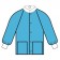 O&M Halyard 10078 Professional Jacket, Blue, Large, 24/cs (US Only)