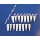 COMBO Sapphire RT PCR 0.2ml strip tubes, standard profile, white,  strip caps in same box