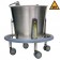 Blickman Industries 0817766066 Lenox Kickbucket, 13 Qt Pail, MRI Safe (DROP SHIP ONLY)