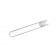 5 mL Cryo.s Tube, PP, Sterile, Internal Thread Natural Cap, Round Bottom, 100 White Cap Inserts per CS