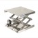 B11122 BrandTech Lab Jack, Stainless Steel, 30 kg Max Capacity, 7.5 cm Max Height, 16 cm x 13 cm Plate Dimensions