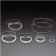 Denville 1159T56 - Tissue Culture Treated Dishes w/Grip Ring, 100mm x 20mm, Sterile