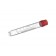 Greiner Bio-One 127280 4 mL Cryo.s Tube, PP, Sterile, External Thread Red Cap, ID Field, Starfoot Base, Round Bottom, 100 White Cap Inserts per CS (Test Tubes)