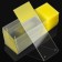 Globe Scientific Positively Microscope Slides, 25 x 75 mm, Ground Edges, Yellow Frosted, 1440 Slides