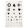 Dukal Corporation 3063 Illuminated Kindergarten Eye Test Chart, 20 ft (To Be DISCONTINUED)