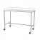 Blickman Industries 0123026100 Sawyer Instrument Table 30"W x 34"H x 26"D On 3" Casters, Brake, 3 Sided Guardrail (DROP SHIP ONLY)