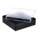 81 way Datamatrix Cryo.s Rack, PC, Black w/Low Profile Clear Lid (for 1 & 2 ml 123263-2DG, 122263-2DG, 126263-2DG)