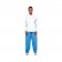 Lab Jacket, SMS, Disposable, Knit Collar/Cuff, Snap Front, Pockets, 3X-Large, White, 25/cs (Continental US Only)