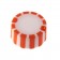 230840N CellTreat CAP ONLY, Screw Top Micro Tube Cap, Grip Cap With Integrated O-Ring, Orange, Non-sterile (1000/Case)