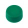 230841G CellTreat CAP ONLY, Screw Top Micro Tube Cap, O-Ring, Opaque, Green, Non-sterile (1000/Case)