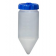 250mL Conical Centrifuge Tube, PP, Wide Mouth Closure, Sterile