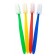New World Imports TBMC-CAP Freshmint® Toothbrush with Cap, 7" x 5", Assorted Colors: Blue, Yellow, Red and Green, Plastic Handle, Nylon Bristles, Individually Wrapped, 250/bx, 4 bx/cs