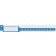 Medical ID Solutions 142 Wristband, Adult/ Pediatric, 10", Insert Vinyl, Blue, 250/bx