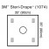 3M Health Care 1074 Steri-Drape Wound Edge Protector, 90cm x 90cm, 10/bx, 4 bx/cs (Continental US+HI Only)