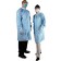 AMD-Medicom 8018 Lab Coat, Large, Blue, 10/bg, 5 bg/cs