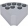 OHAUS 30500578 Sectional Block 8 x 17 mm Conical Test Tubes