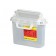 BD 305551 Sharps Collector, 5.4 Qt, Next Generation, Counter Balanced Door, Clear, 20/cs (8 cs/plt) (Continental US Only) (Drop Ship Requires Pre-Approval)