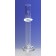 Corning 3062-25 PYREX® 25 mL Single Metric Scale Cylinder, Serialized/Certified Class A, White Graduations, TD