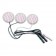 ECG Electrode, Neonatal, PuppyDog, Large Pre-Wired, Tape 1042PTS, Radiolucent Lead Wires, 3/strip, 100 strip/cs (Continental US Only) (Item on Manufacturer Backorder - Inventory Limited when Available)