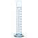 32808 BrandTech Graduated Cylinder, 10 mL, Borosilicate Glass, Class A, 140 mm Height, Hexagonal Base, Molded Graduations (Pack of 2)