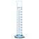 32808 BrandTech Graduated Cylinder, 10 mL, Borosilicate Glass, Class A, 140 mm Height, Hexagonal Base, Molded Graduations (Pack of 2)