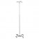 Blickman Industries 0528890400 IV Stand, 4 Hook, Twist Lock, 4 Leg, 21 1/4" Diameter Stainless Steel Low Center of Gravity Welded Base (DROP SHIP ONLY)