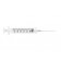 UltiMed, Inc. 63005 Safety Syringe, Detachable Needle, 3mL, 22G x 1 ½", 100/bx