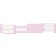 Medical ID Solutions 447 Wristband Set, 4-Part, Mother-Baby Set, Insert, Pink, 100/bx