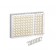 96W C8 Single-break MICROLON® 600 Strip Plate, PS, High Binding, 1x8 Break-Apart C-Bottom (Flat w/curved edge) Strips, Clear Wells w/Yellow Rim