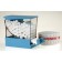 Crosstex International PDCBL Dispenser, 4" x 3.3" x 2", Blue, 1/ctn