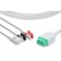 Cables and Sensors C2386P0 Direct-Connect ECG Cable, 3 Leads Clip, GE Healthcare > Marquette Compatible w/ OEM: 2021141-001 (DROP SHIP ONLY) (Freight Terms are Prepaid & Added to Invoice - Contact Vendor for Specifics)