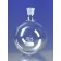 Corning 4321A-50 PYREX® 50 mL Short Neck Boiling Flask, Round Bottom, 14/20 Standard Taper Joint