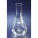 Corning 4446-500 PYREX® 500 mL Delong Shaker Erlenmeyer Flask with Extra Deep Baffles
