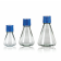 WHEATON WPFBC2000S Polycarbonate Shake Flask, Baffled Base, 53B, Case of 6, 2000 mL