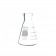 Corning 4980-50 PYREX® 50 mL Narrow Mouth Erlenmeyer Flasks with Heavy Duty Rim