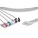 Cables and Sensors 10025 ECG Leadwire 5 Leads Clip, Spacelabs Compatible w/ OEM: 700-0006-37 (DROP SHIP ONLY) (Freight Terms are Prepaid & Added to Invoice - Contact Vendor for Specifics)