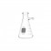 Corning 5340-250 PYREX® 250 mL Heavy Wall Filtering Flasks with Sidearm Tubulation