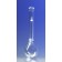 Corning 5420-300 PYREX® 300 mL Round Bottom Kjeldahl Flask with Long Neck