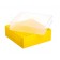 81 position Cryo Storage Box for 1 & 2 mL Cryo.s, PP, 9x9, Yellow w/Natural lid