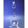 Corning 5820-100 PYREX® 100 mL Class A Mixing Volumetric Flask with Glass Standard Taper Stopper
