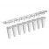 COMBO Sapphire RT PCR 0.2ml strip tubes, low profile, white, strip caps in same box