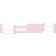 Medical ID Solutions 450 Wristband Set, 4-Part, Mother-Baby Set, Imprinter, Pink, 100/bx