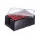 Rack with 96 red-capped 1000µl Cryo.s, Datamatrix barcode (generic 2D sequence)