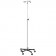 Blickman Industries 0531415400 IV Stand, 4 Hook, Stainless Steel, Tru Loc Mechanism, 5 Leg Base (DROP SHIP ONLY)
