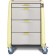 Capsa Healthcare AM10MC-EY-N-DR103 Standard Cart, 43" H X 24" D X 31" W, Extreme Yellow, No Lock, (1) 3" Drawer, (3) 10" Drawer (DROP SHIP ONLY)